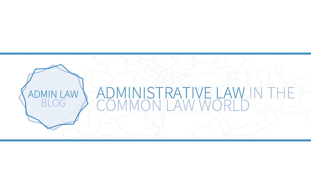 Launch of the Admin Law Blog